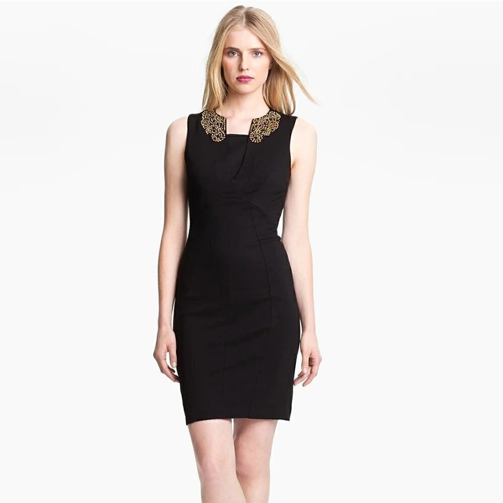 Ted Baker Edelia Embellished Sleeveless Dress 4 / L